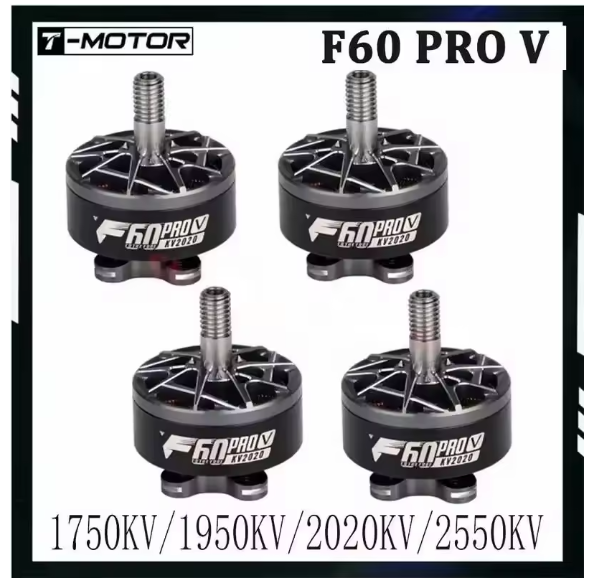 T-MOTOR F60 Pro V Brushless Motor 1750KV 1950KV 2020KV KV2550 6S for RC FPV Drone Racing