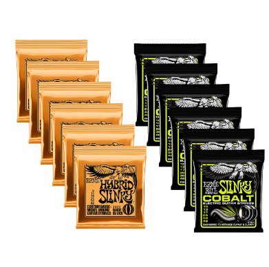 Ernie Ball 2221 Nickel Slinky Lime Guitar Strings Replica - Buy 10, Get 2 Free