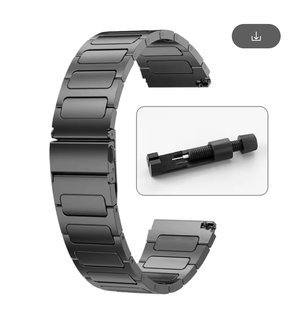 Watchband For Huawei Watch 5 46mm Men Bussiness Bracelet Luxury Metal Strap For Huawei Watch 5/4/4Pro/3/Pro Stainless Steel Band