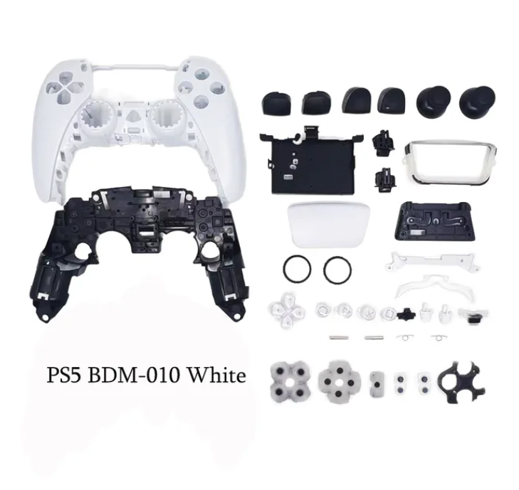 Repair Part For PS5 Controller Housing Shell For PS5 Gamepad Front Back Cover Middle Frame L1 L2 R1 R2 Trigger With Button Set