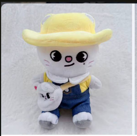 New 2025 New 25cm Sitting Plush Toy Kawaii Skzoo Cartoon Stuffed Animal Doll Companion Toy Room Decoration Children'S Gift