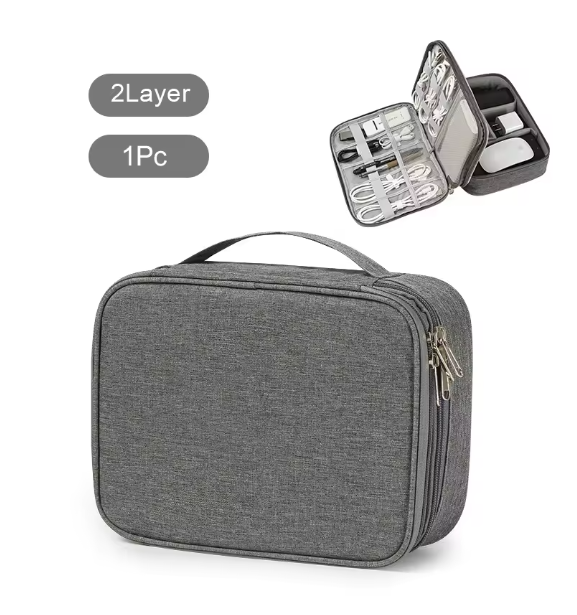 Travel Cable Bag Waterproof Digital USB Charger Storage Bag Portable Office Charging Line Wire Organizer Travel Cable Organizer