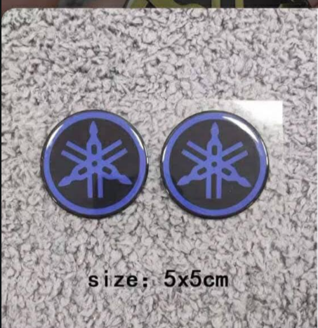 rubber 3d 50mm ABS Badge Logo Emblem Decal Stickers for Yamaha R3 YZF R1 R6 R25 FZ1 FZ6 FZ8 XJR 1300 TMAX530 TMAX500 MT07