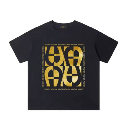 Children's clothing pure cotton T-shirt short sleeved letter logo boys' summer sports shirt round neck youth top