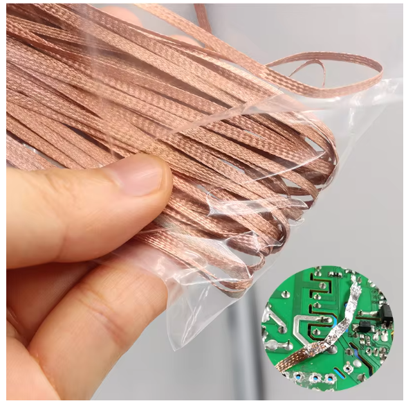 New Desoldering Braid Tape Copper Solder Wire Tin Low Temperature Easy Melt Removal Soldering Wick Tin for Phone PC PCB Repair
