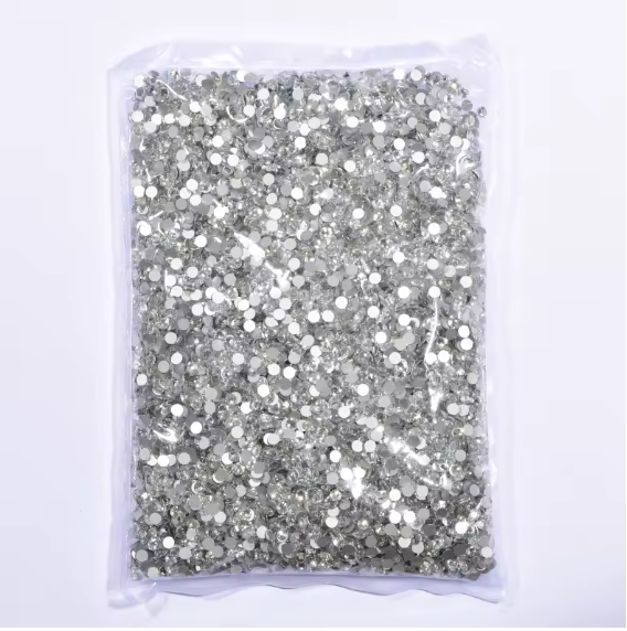Bulk Wholesale Glitter Non Hotfix Rhinestones Nails Crystals стразы Nail Accessories for uñas 네일 Nail Charms Dress Nail Art