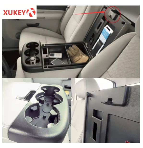 Center Console Armrest Latch Lid Lock For Chevy GMC Silverado Sierra Tahoe Yukon APR-17 2007 2008 2009 2010 2011 2012 2013 2014