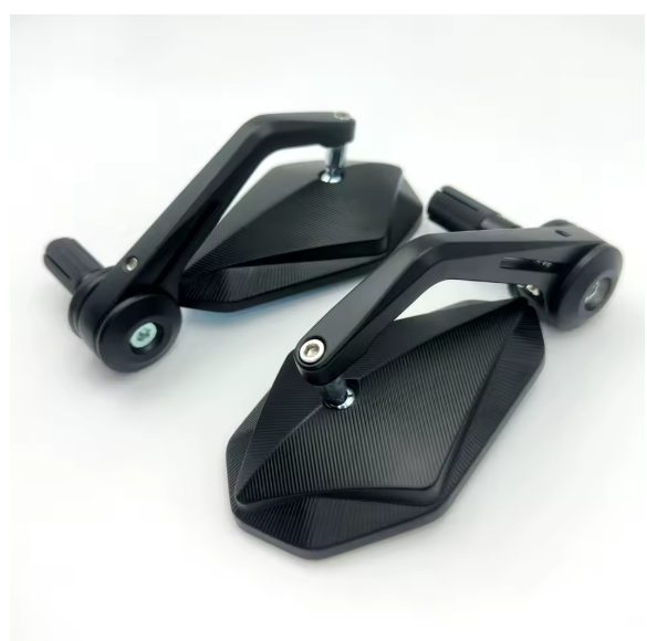 Universal motorcycle handlebar aluminum alloy rearview mirror Universal scooter handlebar side view mirror 1 pair