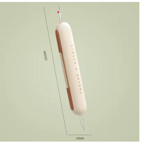 2 in 1 Needle Threader Seam Ripper Threading&Seam Remover Seam Ripper Tool for Sewing Crafting Knitting Thread Removing Supplies