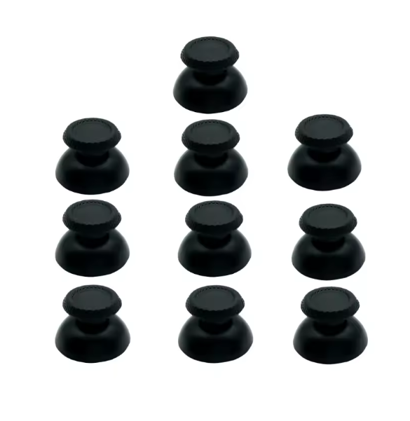 2/4/6/8/10pcs Black Replacement Thumbsticks For PS5 Controller Custom Analog Stick Joystick 3D Analog Joystick Thumb Stick