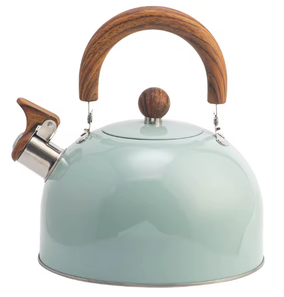 3L Gas operated Whistling kettle Easy to clean Camping equipment Stainless steel material Kitchen tea pot Heat-resistant handle