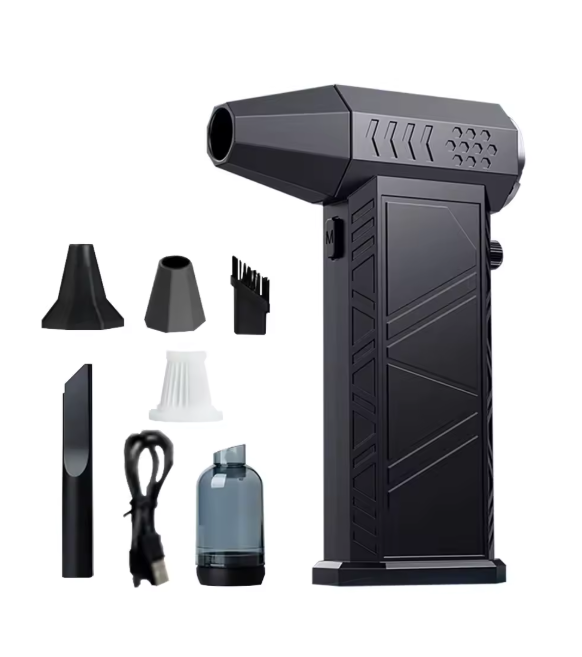 X9 New 300000RPM Turbo Jet Fan Electric Air Duster Adjustable Wind Speed Turbo Violent Blower Rechargeable Light Car Clean