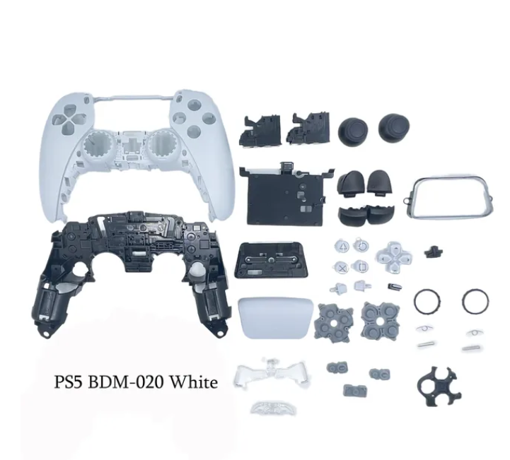 Repair Part For PS5 Controller Housing Shell For PS5 Gamepad Front Back Cover Middle Frame L1 L2 R1 R2 Trigger With Button Set