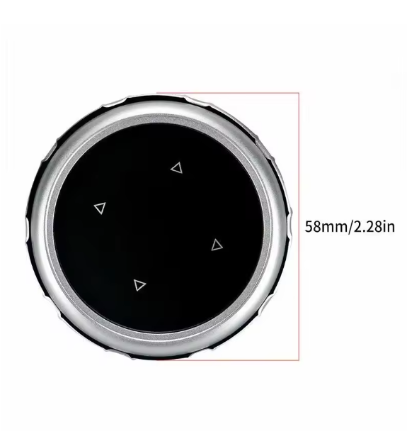 For BMW 1 2 3 4 5 6 7 Series X1 X5 X6 F20 F30 F10 F07 E60 E90 E70 IDrive Car Multimedia Big Knob Covers Button Trim Control