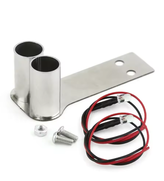 1PCS Stainless Steel RC Car Simulation Exhaust Pipe LED Modified Upgrade Part for 1/10 RC Drift Car Model Accessories