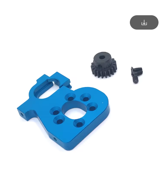 Metal Upgrade Brushless Motor Base 19T Gear For WLtoys 144001 144002 144010 124017 124016 124017 124019 RC Car Parts