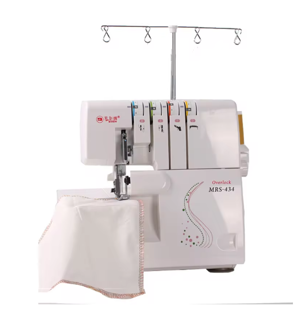 MRS434 Household Four-Thread Overlocking Machine Code Side Secret Copy Three-Thread Overlock Sewing Machine