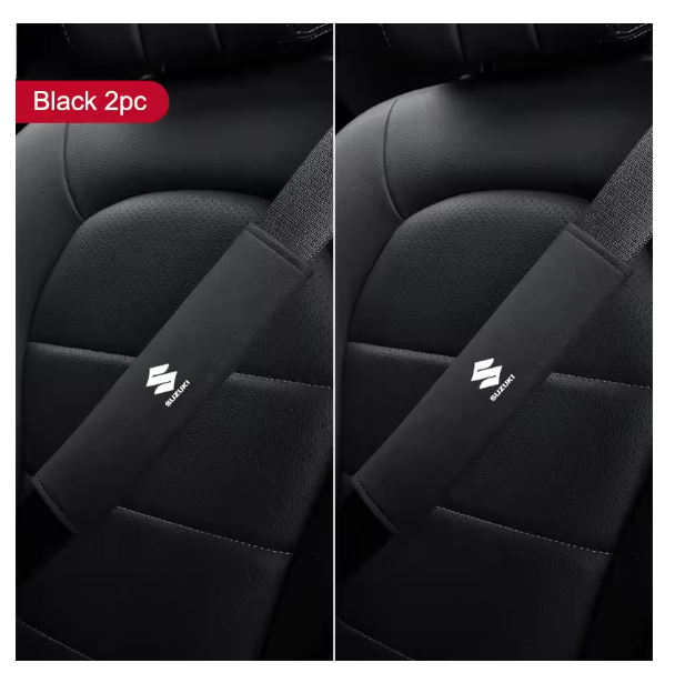 2Pcs Car Seat Belt Shoulder Cover Safety Breathable Protective Pad For Suzuki Grand Vitara Sx4 Swift Alto Jimny Auto Accessories