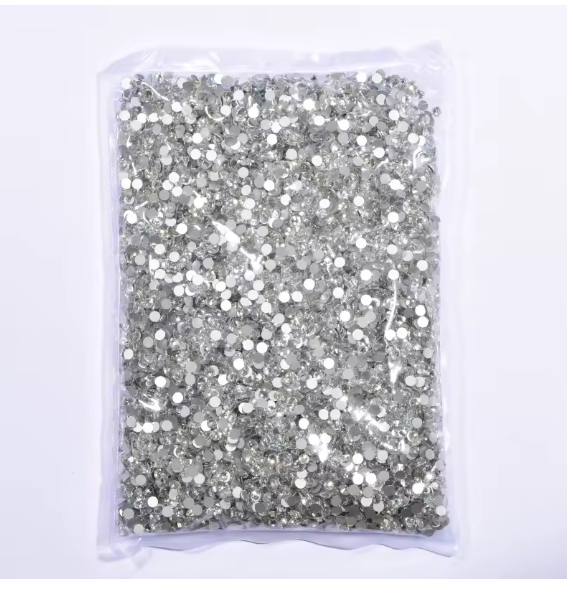 Bulk Wholesale Glitter Non Hotfix Rhinestones Nails Crystals стразы Nail Accessories for uñas 네일 Nail Charms Dress Nail Art