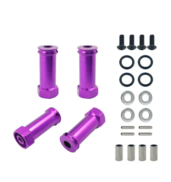 12mm Wheel Hex Hub Drive Adapter Long 30mm Adaptor Extension Combiner Coupler For Wltoys 144001 124019 A959 RC Car Upgrade Parts