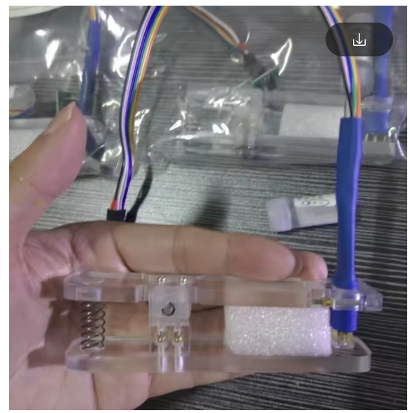 1PCS Ultra long spring clip burning needle burning writing cable download cable no disassembly chip freeing hands