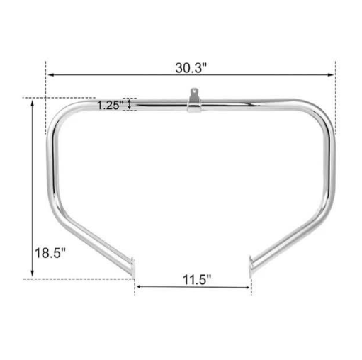 Motorcycle Engine Highway Crash Guard Bar For Harley Touring Road King Electra Street Glide Ultra 2009-2023 13 FLHX FLHXSE FLHR
