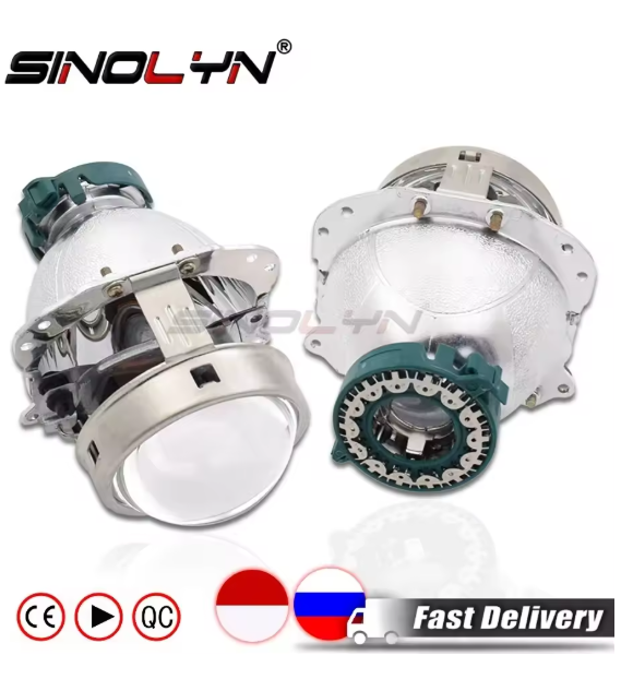 EVOX-R V2.0 Bi Xenon Projector Lenses For BMW E60 E39 X5 E53/Audi A6 C5/Mercedes Benz W211 209/Octavia D2S D1S D3S HID Headlight
