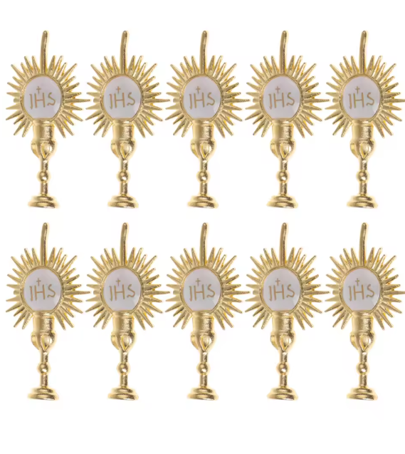 20 Pcs Religious Party Supplies Church Decorations Holy Light Toppers Religious Christmas naments Garden Supplies