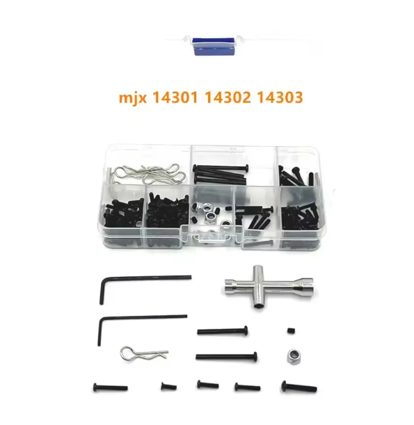 MJX 14301 14302 14303 Metal Screws Fastener Kit Repair Tools 1/16 RC Car Spare Parts