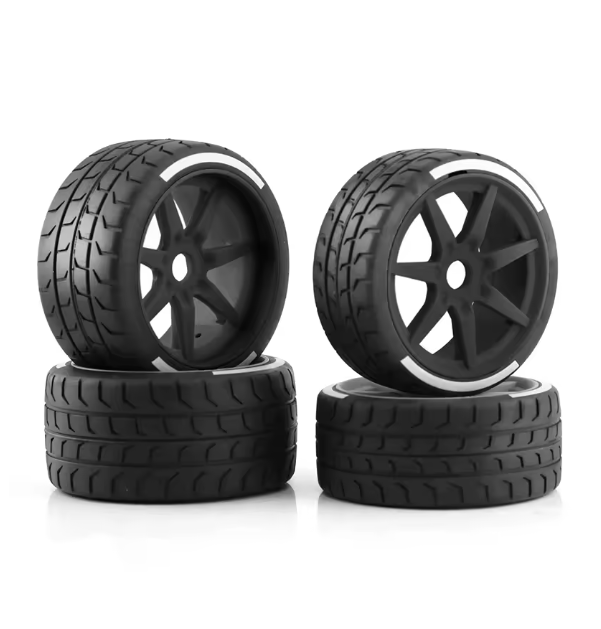 RC 1/7 Tire Tyre 17mm Wheel Hex For ARRMA Firebird FELONY FSR Flying God Mustang GT Flat Running Da DA GT Tire Racing Highway