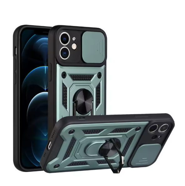 Camera protection case for iPhone 15 Pro Max 14 + 13 Pro 12 Pro 11 SE 2020 XR XS 8 7 6s Plus Armor Shockproof Hybrid Ring Cover