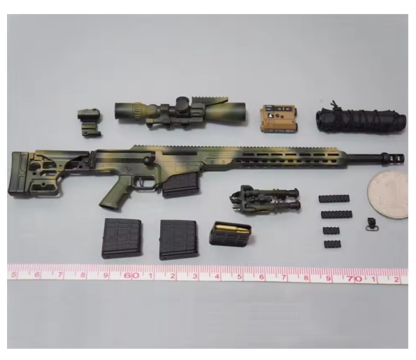1/6 EASY&SIMPLE ES 06029 Version D Mini Toys Weapon Model MK22 Clips PVC Material Not Real For 12" Action Figure Collectable DIY