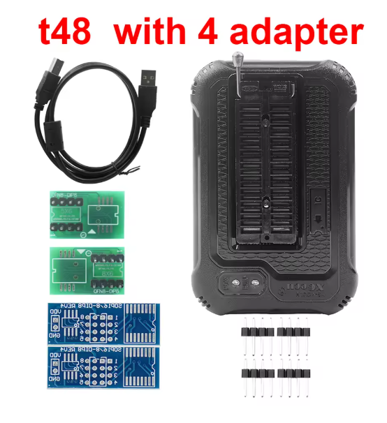 XGecu T48 [TL866-3G] Programmer Support 31000+ ICs for EPROM/MCU/SPI/Nor/NAND Flash/EMMC/ IC TESTER/ TL866CS TL866II Replacement