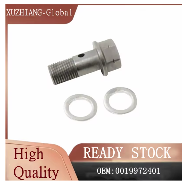 Turbocharger Hollow Screw for Mercedes Benz C-Class W204 C250 SLK250 2012-2015 Oil Feed Line Hollow Bolt 0019972401 A0019972401