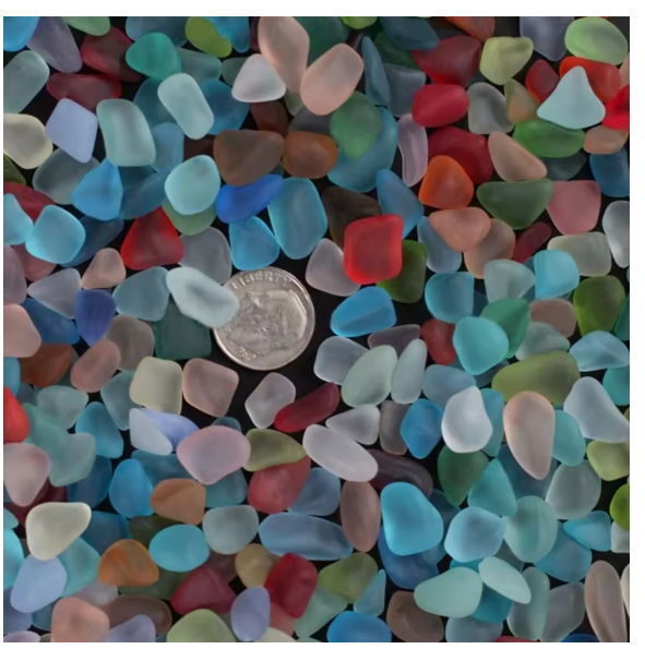 20pcs 10-16mm Tumbled Matte Sand Stone For Earrings Pendant Necklace Jewelry Making Sea Beach Glass Beads Bulk Ornaments