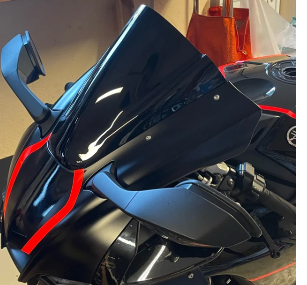 For Yamaha YZF-R1 YZF-R1M 2020 2021 2022 2023 YZF R1M R1 Windscreen Motor Accessories Windshield Deflectors Screen Double Bubble