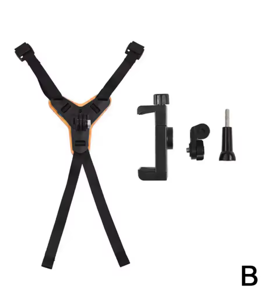 Cycling Phone Holder Sports Camera Chin Holder With Phone Clip Helmet Holder Accessories Bicycle And Motorcycle Holder