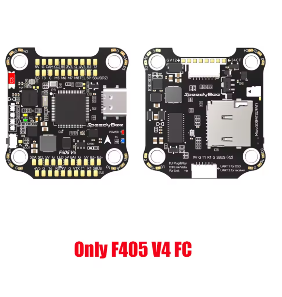 SpeedyBee F405 V4 BLS 55A 30x30 FC&ESC Stack RC iNAV Betaflight Configure Bluetooth 3-6S FPV 5-8 inch frame Drone parts