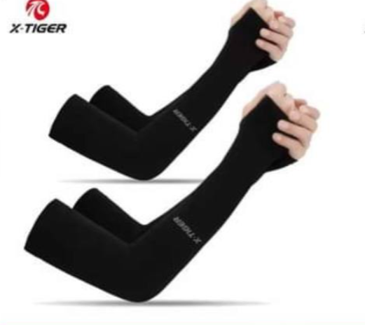 X-TIGER Cycling Arm Sleeves Ice Fabric Anti-UV Sunscreen Running Cycling Sleeve Outdoor Sport Cycling Arm Warmers Men Women