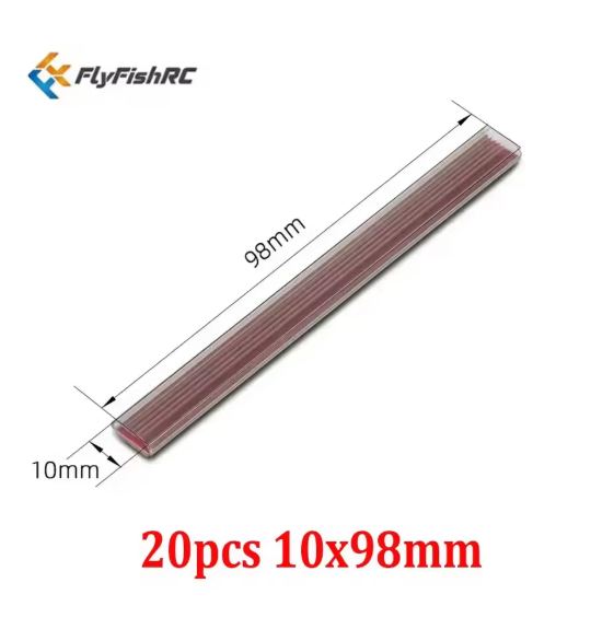 20PCS FlyFishRC 10mm Motor Wire Protection Tube Shield 10*40 10*50 10*60 10*72 10*90mm for Volador VX5 VD5 FPV RC Frame Parts