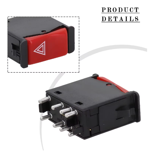 Car Flasher Flashing Switch 0008209010 For Mercedes-Benz Models W201 W123 W126 C126 Plastic Metal Flashing Switch Accessories