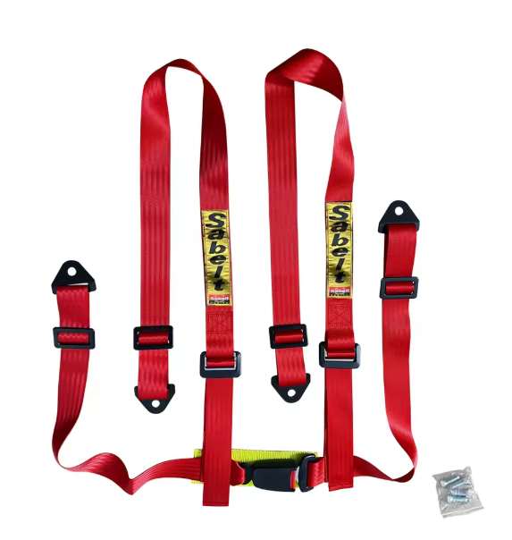 2-inch 4-Point Universal Sports Racing Seat Belt Safety Fixing Mounting Drifting Car Seat Belt Sabelt Auto Accessories