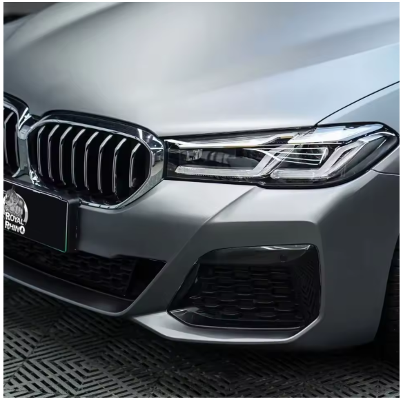 PVC Matte Ash Vinyl Wrap PET Backing AMG Mountain Grey Electro-optic metal Auto Body Sticker Car Vinyl Wrapping Film