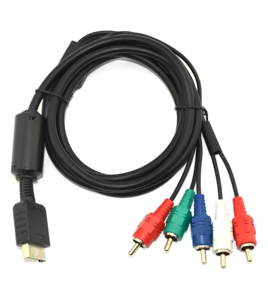 1.8M Multi Component AV cable Audio Video HD TV Cable For PS2 for PS3 Controller