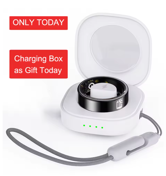 R20 Ceramic Smart Ring Support NFC Access Control 7mm Ultra Thin For Men Women Heart Rate Blood Pressure Oxygen IP68 Waterproof