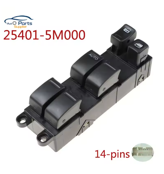 New 25401-5M000 Power Window Master Control Switch For Nissan Sentra 2000 2001 2002 2003 2004 2005 2006 254015M000
