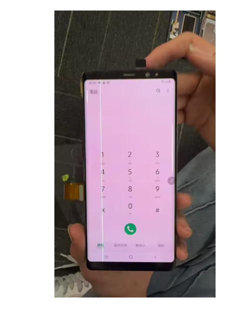 N8 burn dot line defect LCD Display Touch Screen Digitizer For Samsung Note 8 N9500 N9500F N9500U LCD No Frame