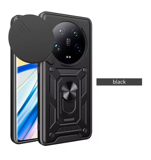 Camera protect Case for Xiaomi 14 Ultra Mi 13 Ultra Xiaomi Redmi A3 Armor Hybrid Ring Back Cover