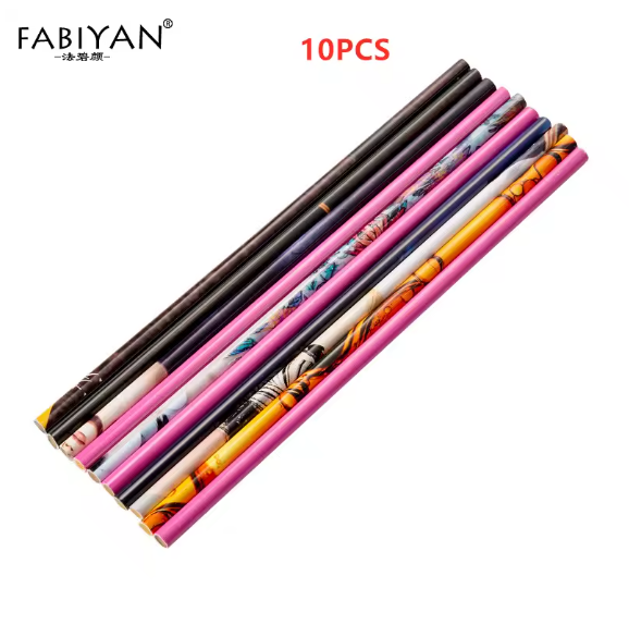 2PCS Crayon Wax Dotting Pen Pencil Self-adhesive It is made oGems Drilling Picking Picker Tips Tools DIY Salon Nail Art Manicure