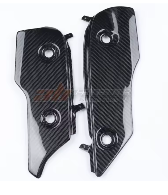 Lower Belly Side Panels Exhaust Guard Cover Fairings For Yamaha R1 2020-2024 Full Carbon Fiber 100%